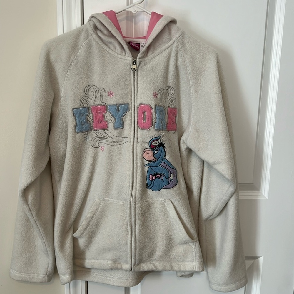 The Wonderful World of Disney Eeyore Fleece Fill Zip Hoodie